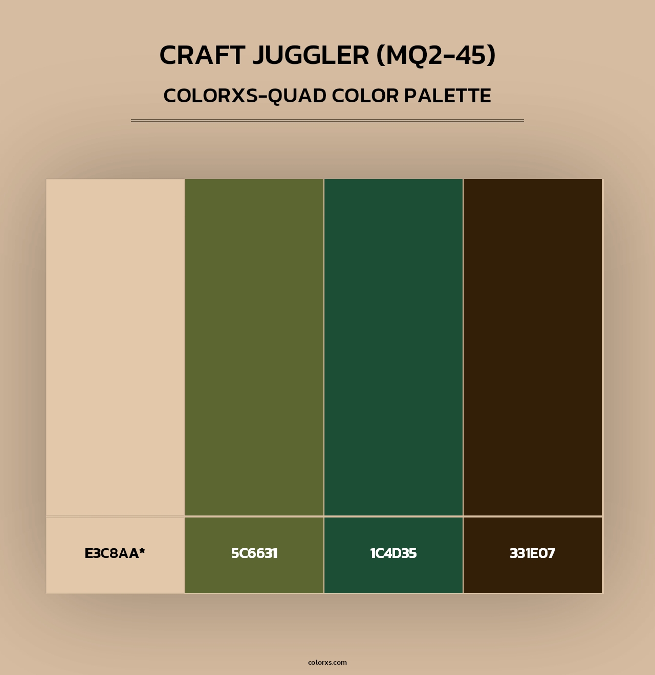 Craft Juggler (MQ2-45) - Colorxs Quad Palette