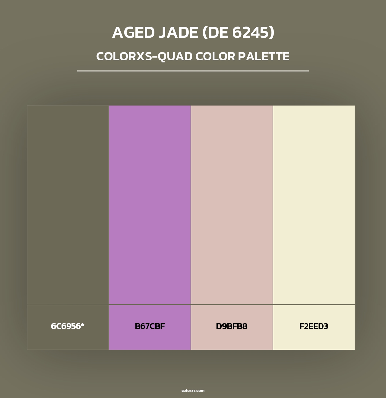 Aged Jade (DE 6245) - Colorxs Quad Palette