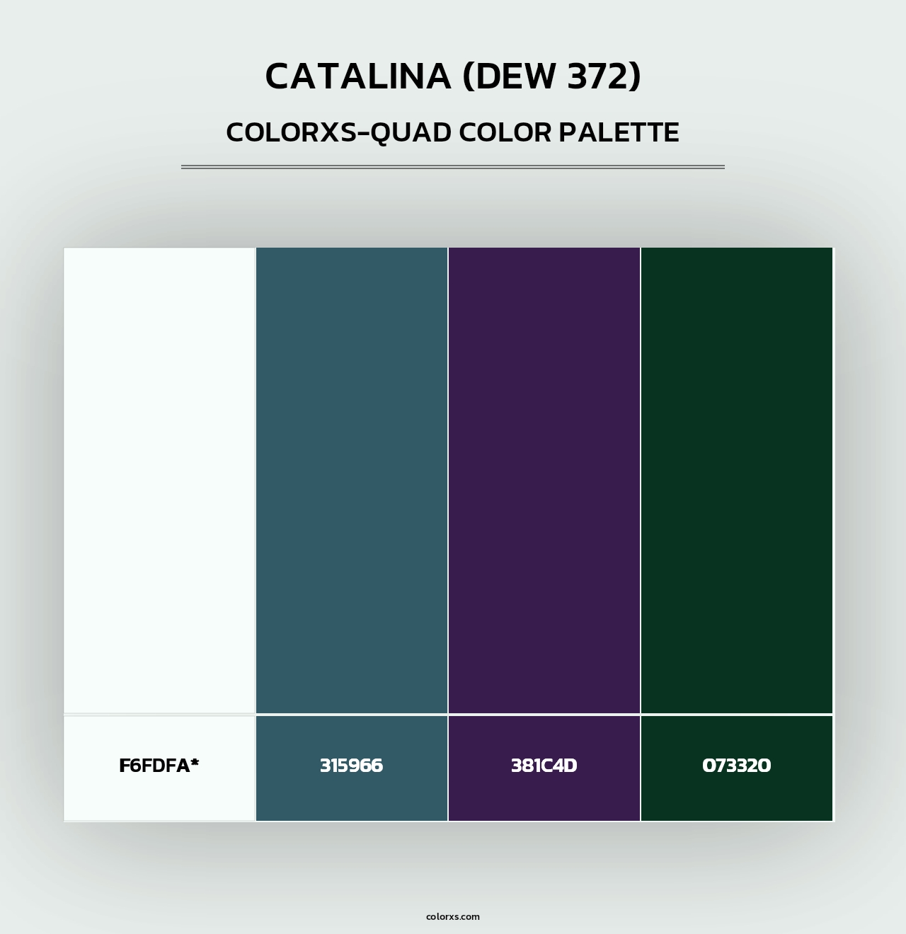 Catalina (DEW 372) - Colorxs Quad Palette
