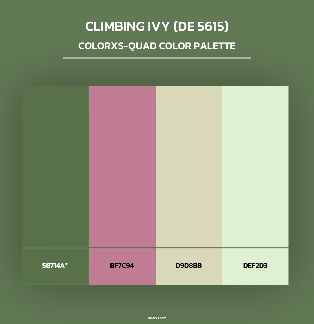 Climbing Ivy (DE 5615) - Colorxs Quad Palette