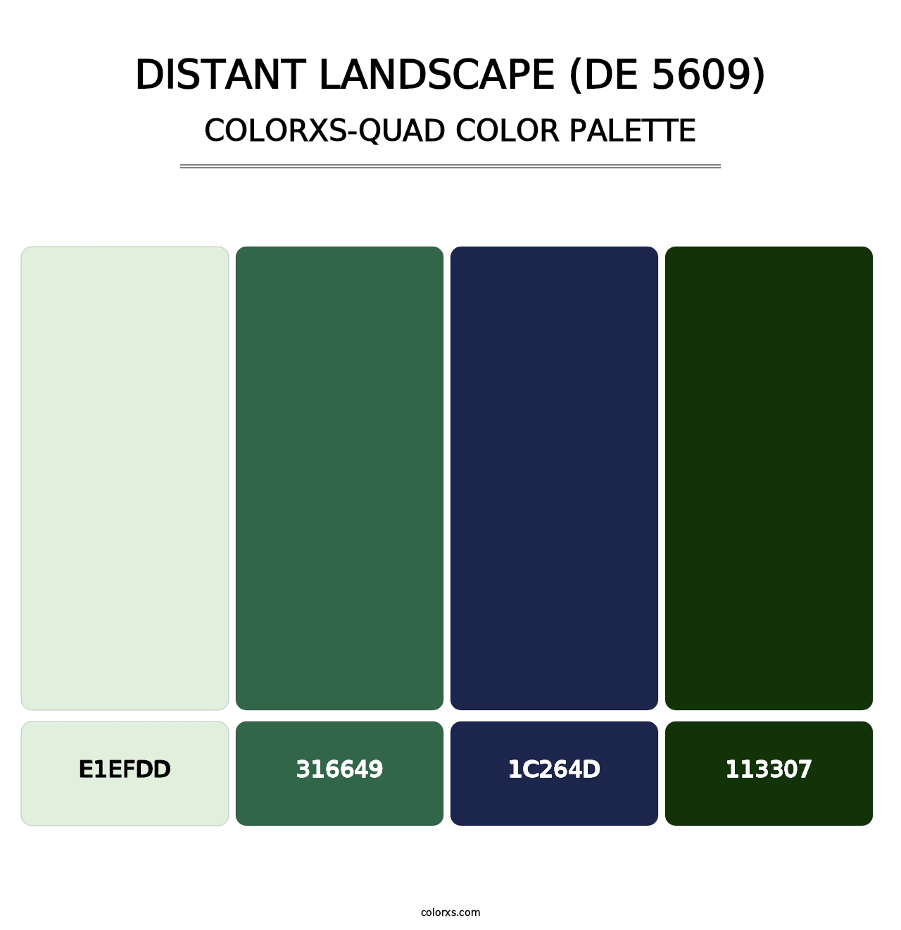 Distant Landscape (DE 5609) - Colorxs Quad Palette