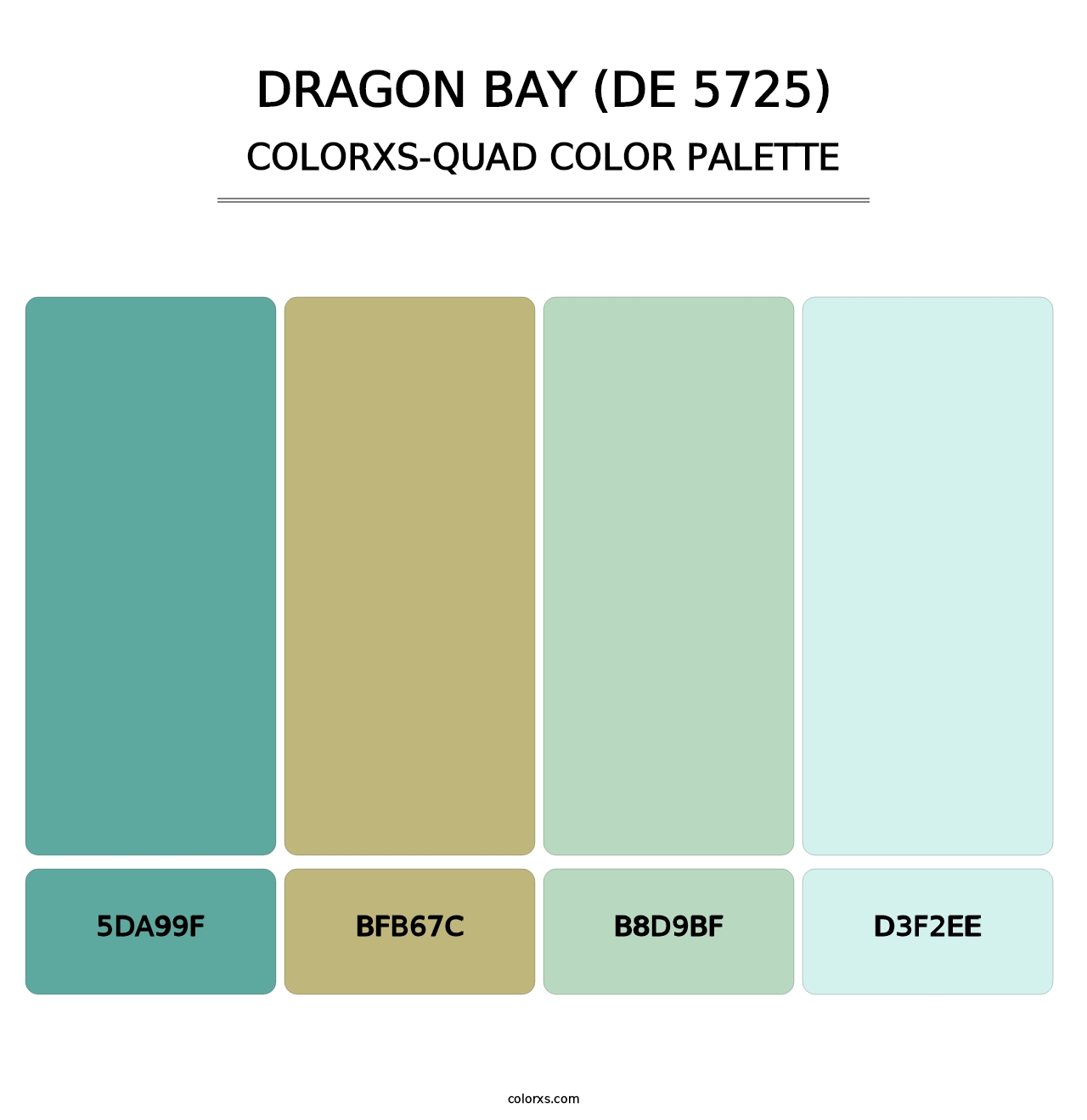 Dragon Bay (DE 5725) - Colorxs Quad Palette