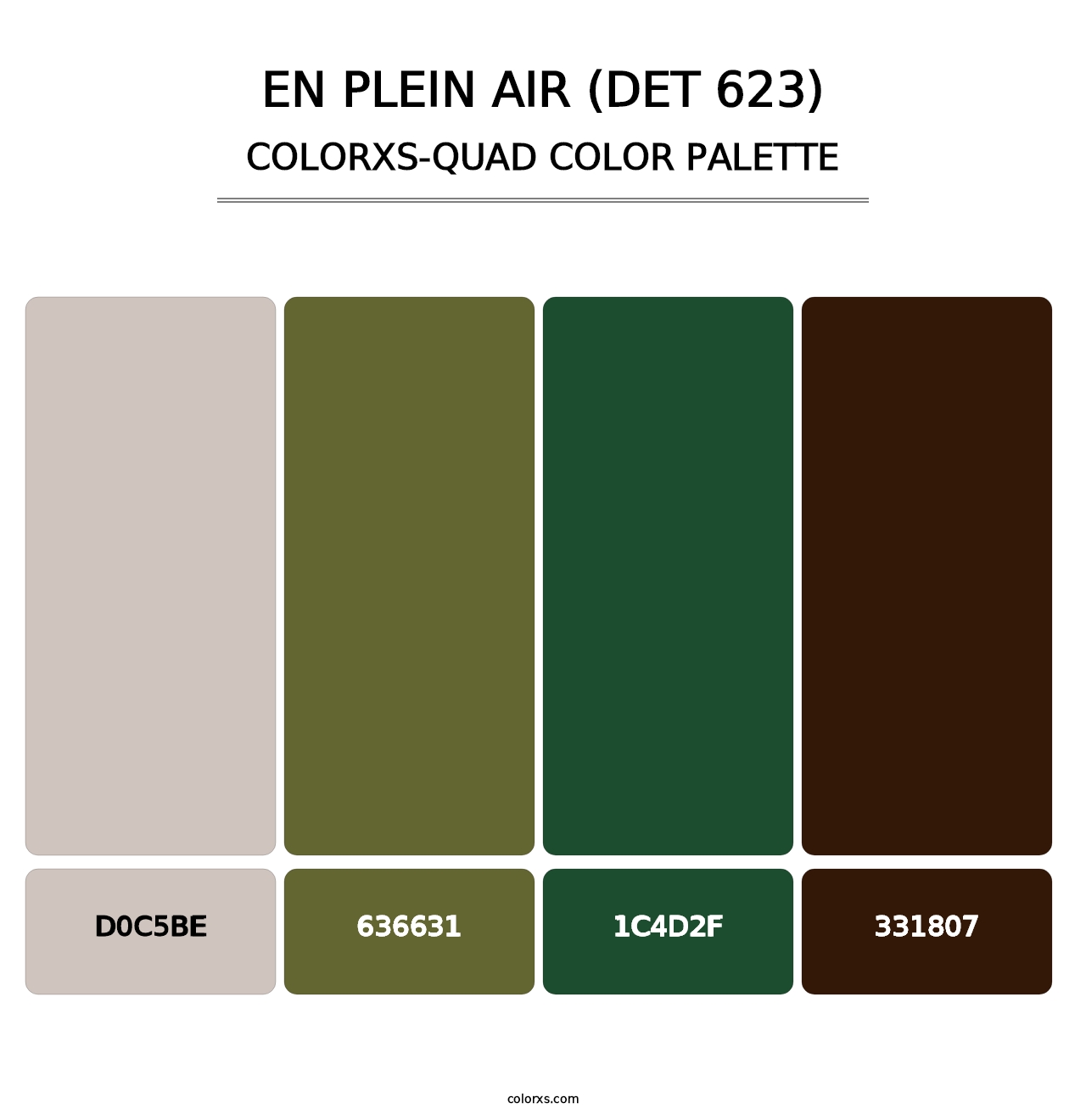 En Plein Air (DET 623) - Colorxs Quad Palette