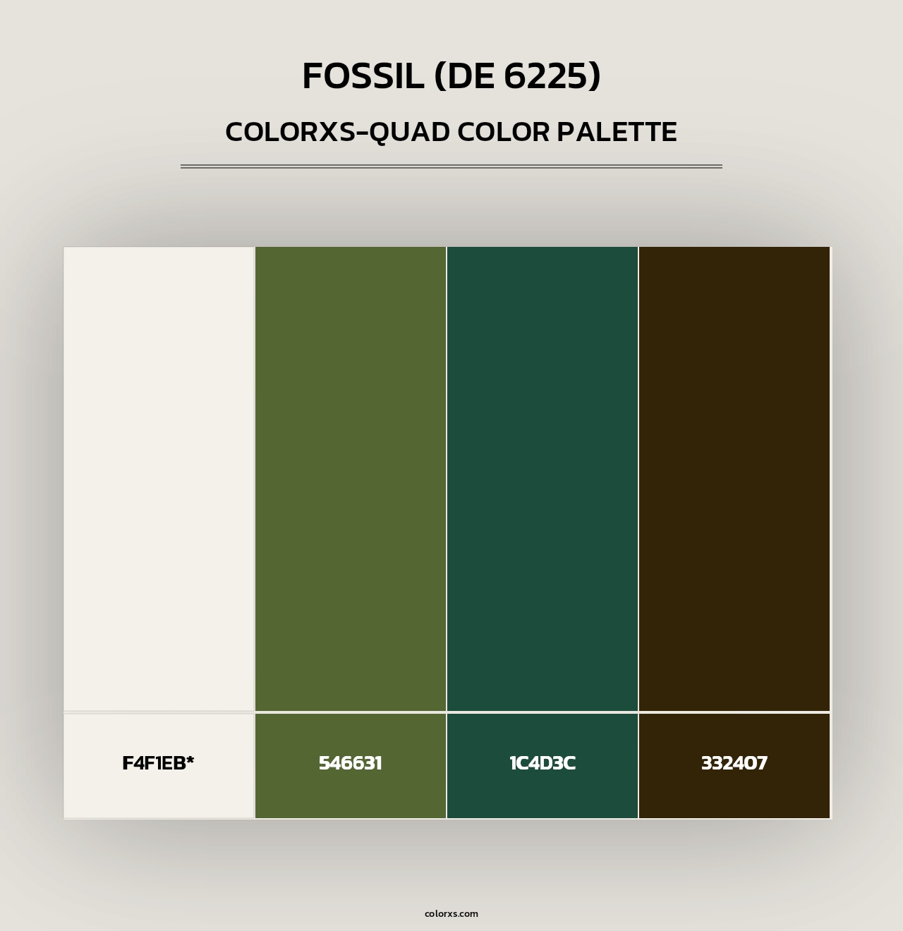Fossil (DE 6225) - Colorxs Quad Palette