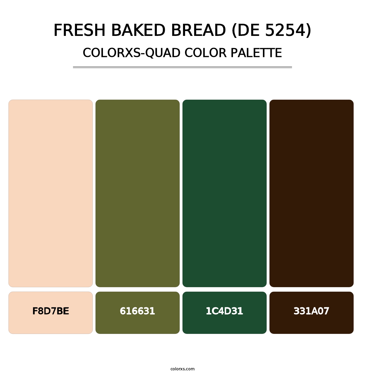 Fresh Baked Bread (DE 5254) - Colorxs Quad Palette