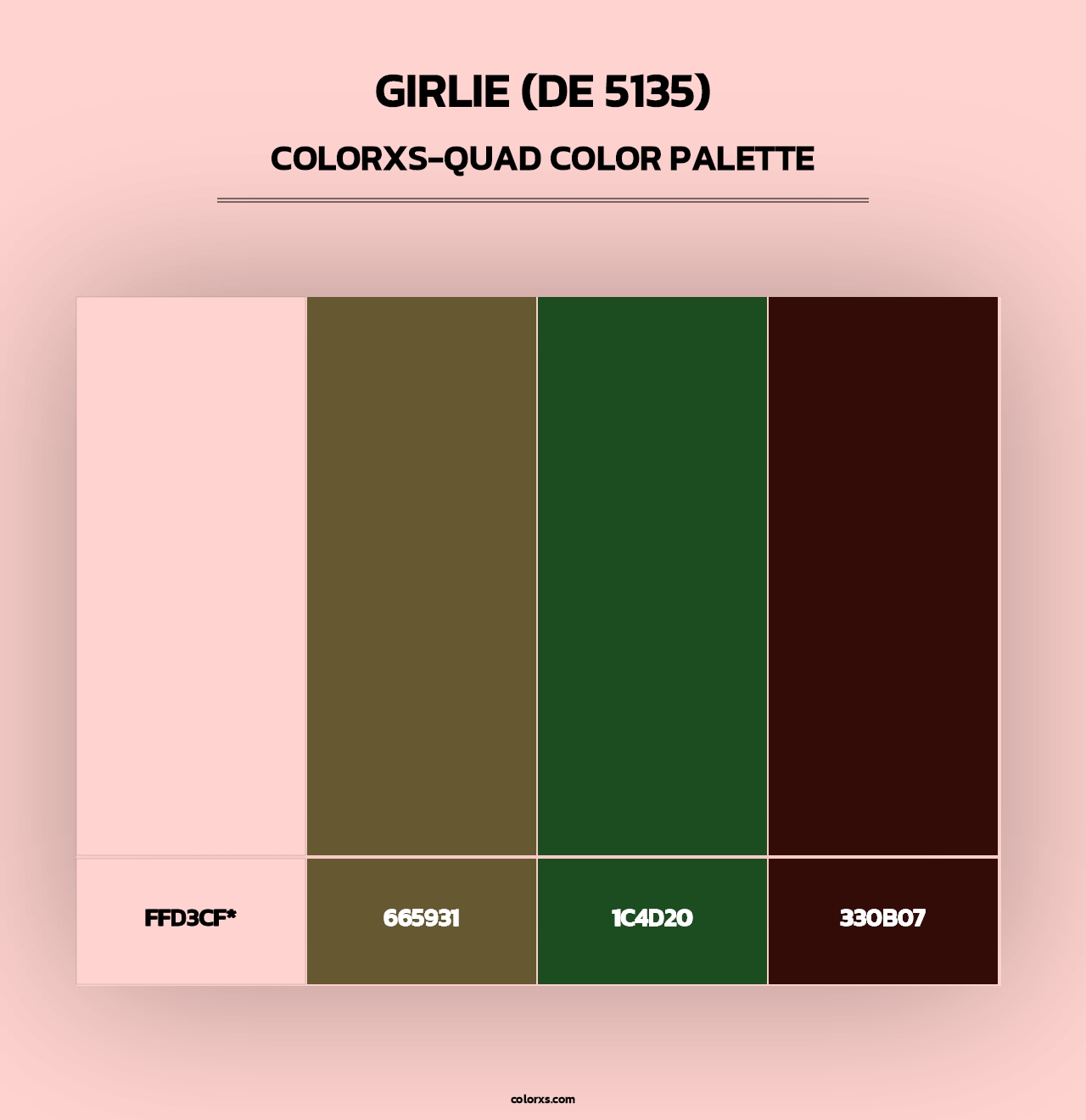 Girlie (DE 5135) - Colorxs Quad Palette