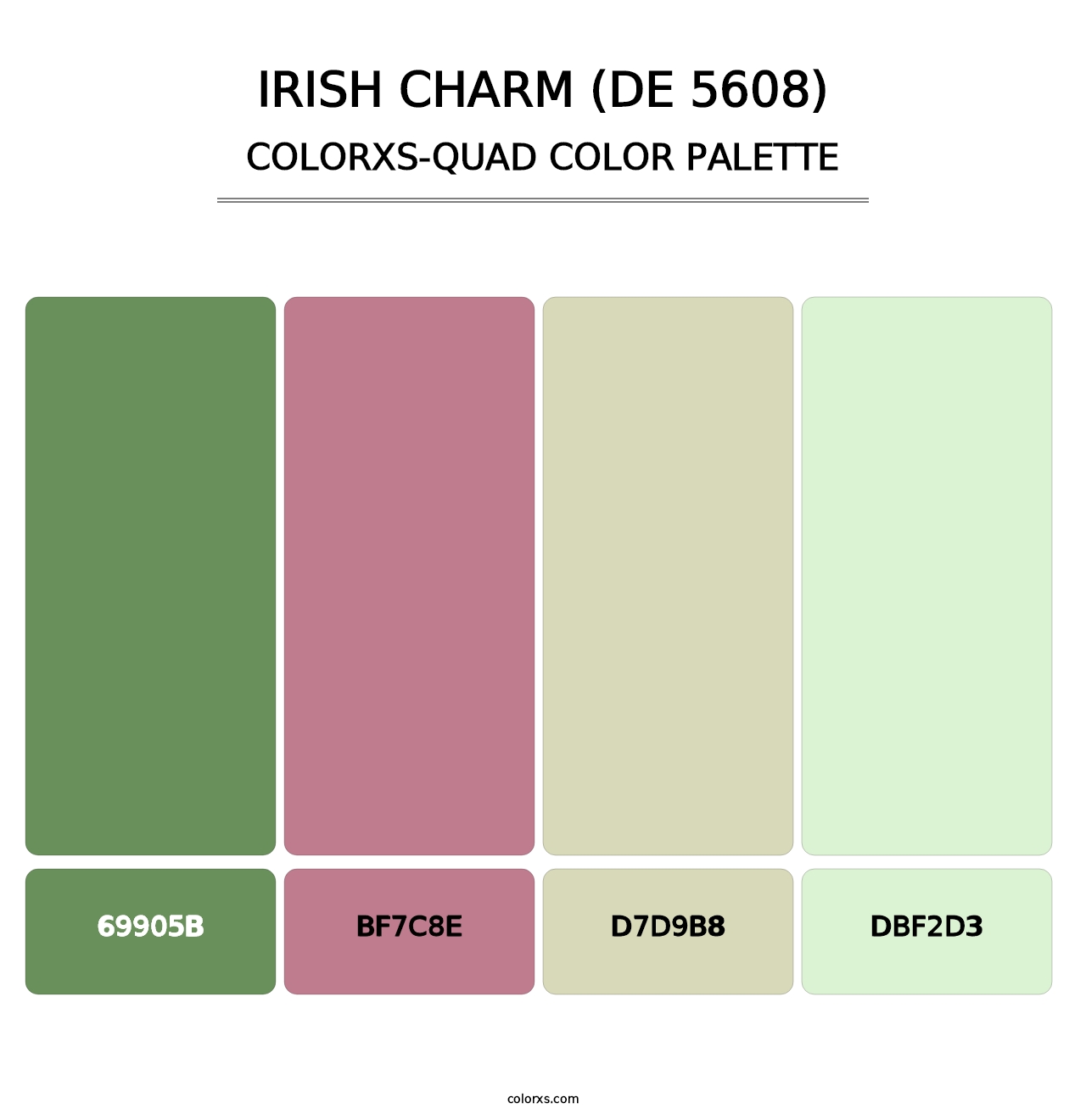Irish Charm (DE 5608) - Colorxs Quad Palette