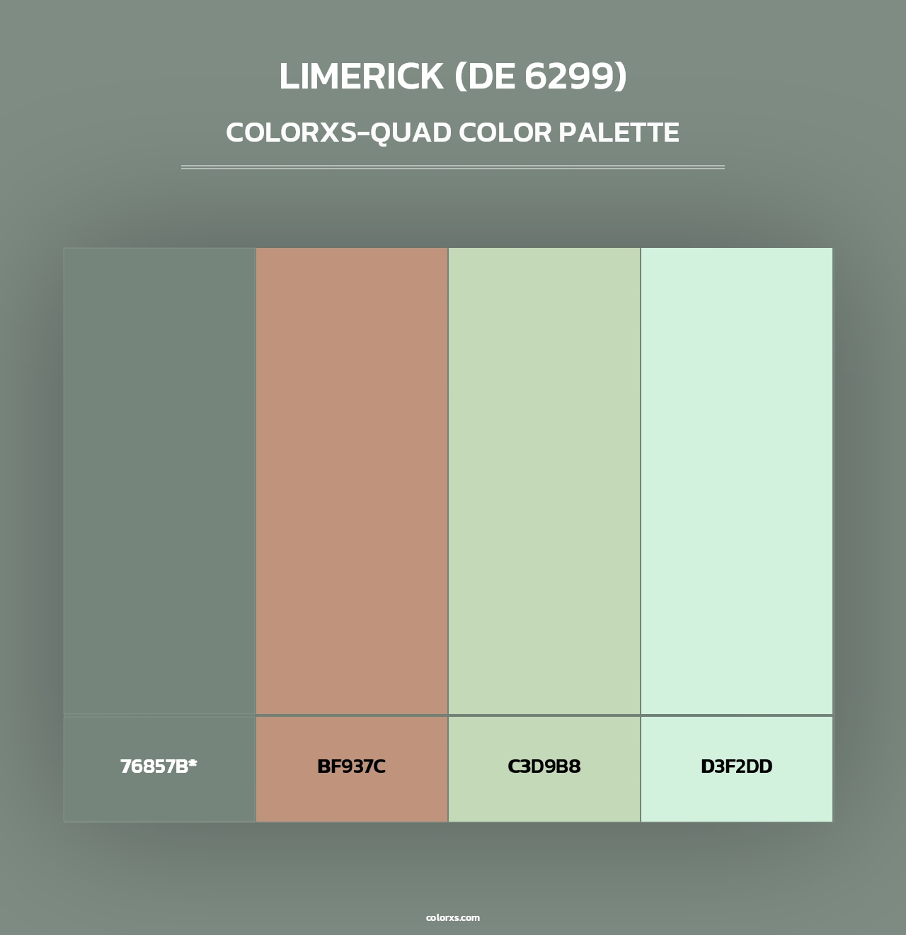 Limerick (DE 6299) - Colorxs Quad Palette