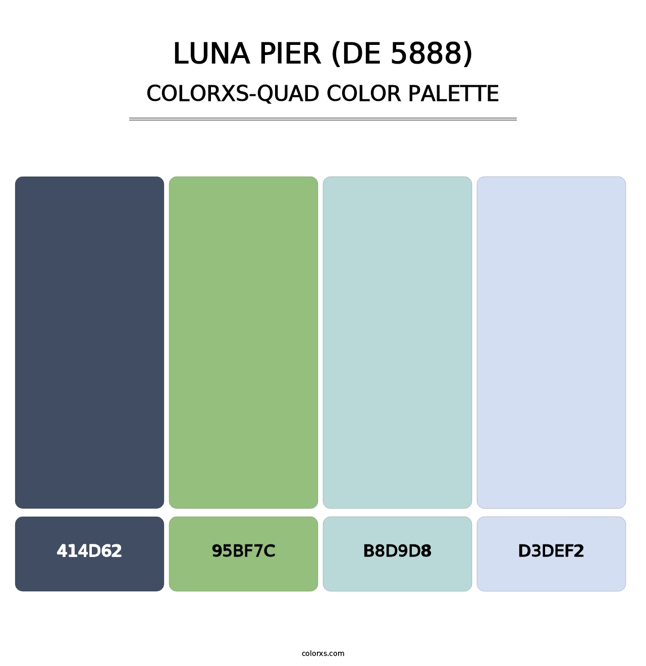 Luna Pier (DE 5888) - Colorxs Quad Palette