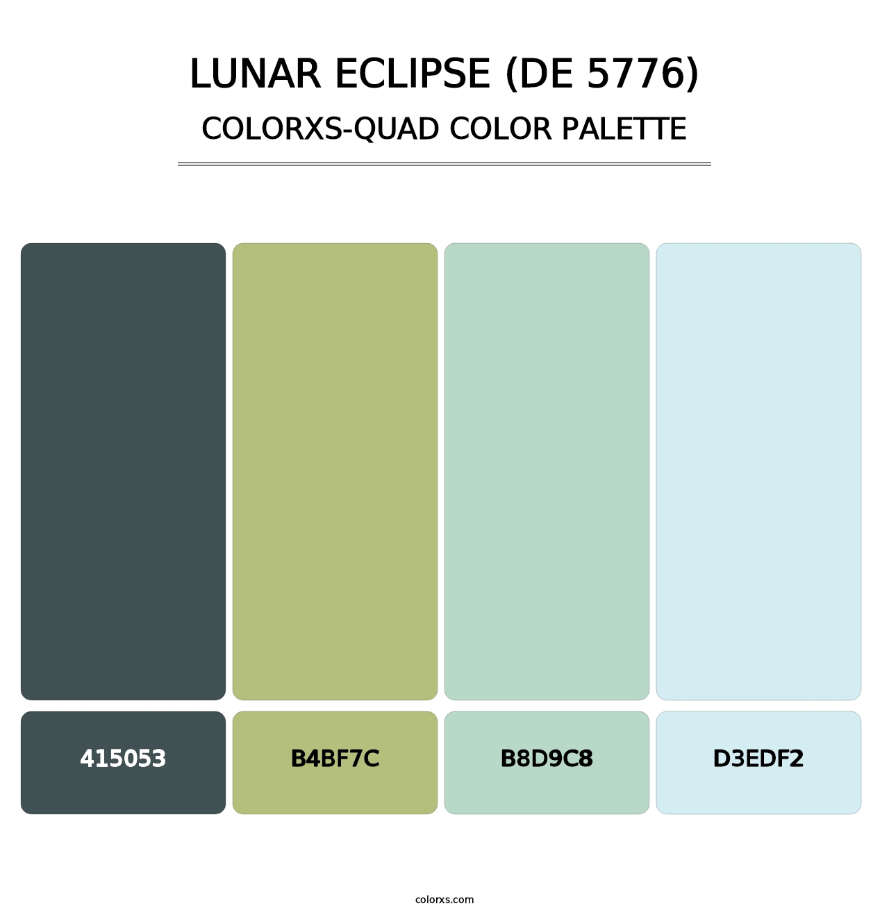 Lunar Eclipse (DE 5776) - Colorxs Quad Palette