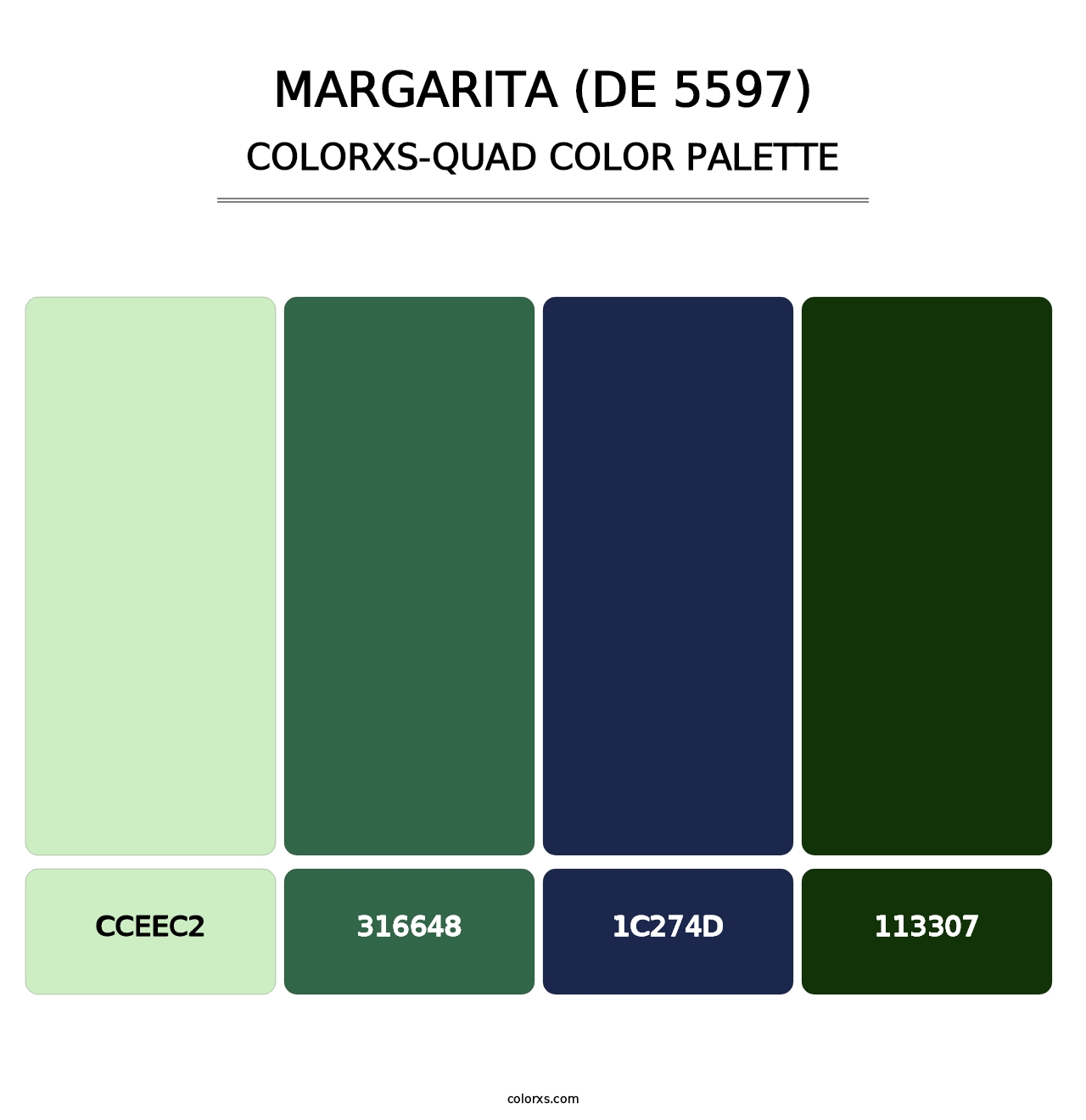 Margarita (DE 5597) - Colorxs Quad Palette