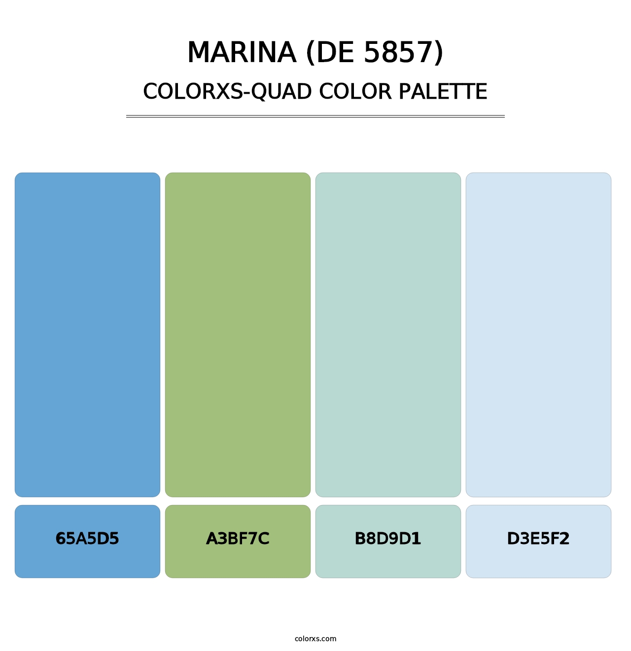 Marina (DE 5857) - Colorxs Quad Palette