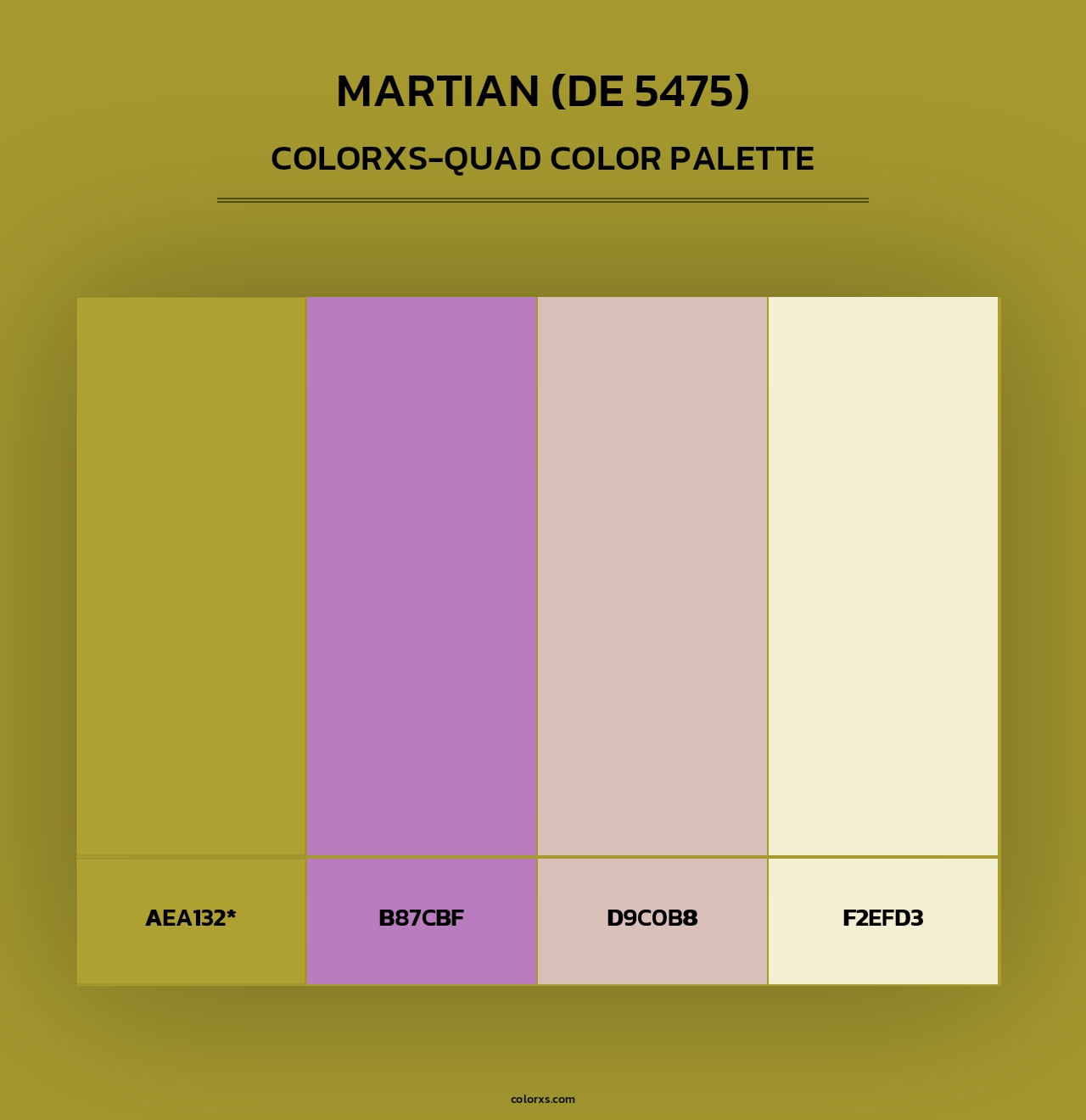 Martian (DE 5475) - Colorxs Quad Palette