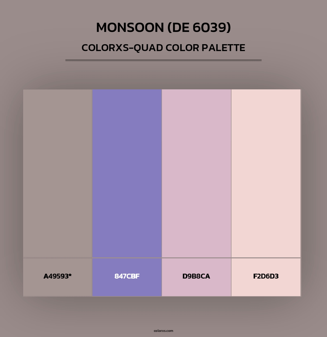 Monsoon (DE 6039) - Colorxs Quad Palette