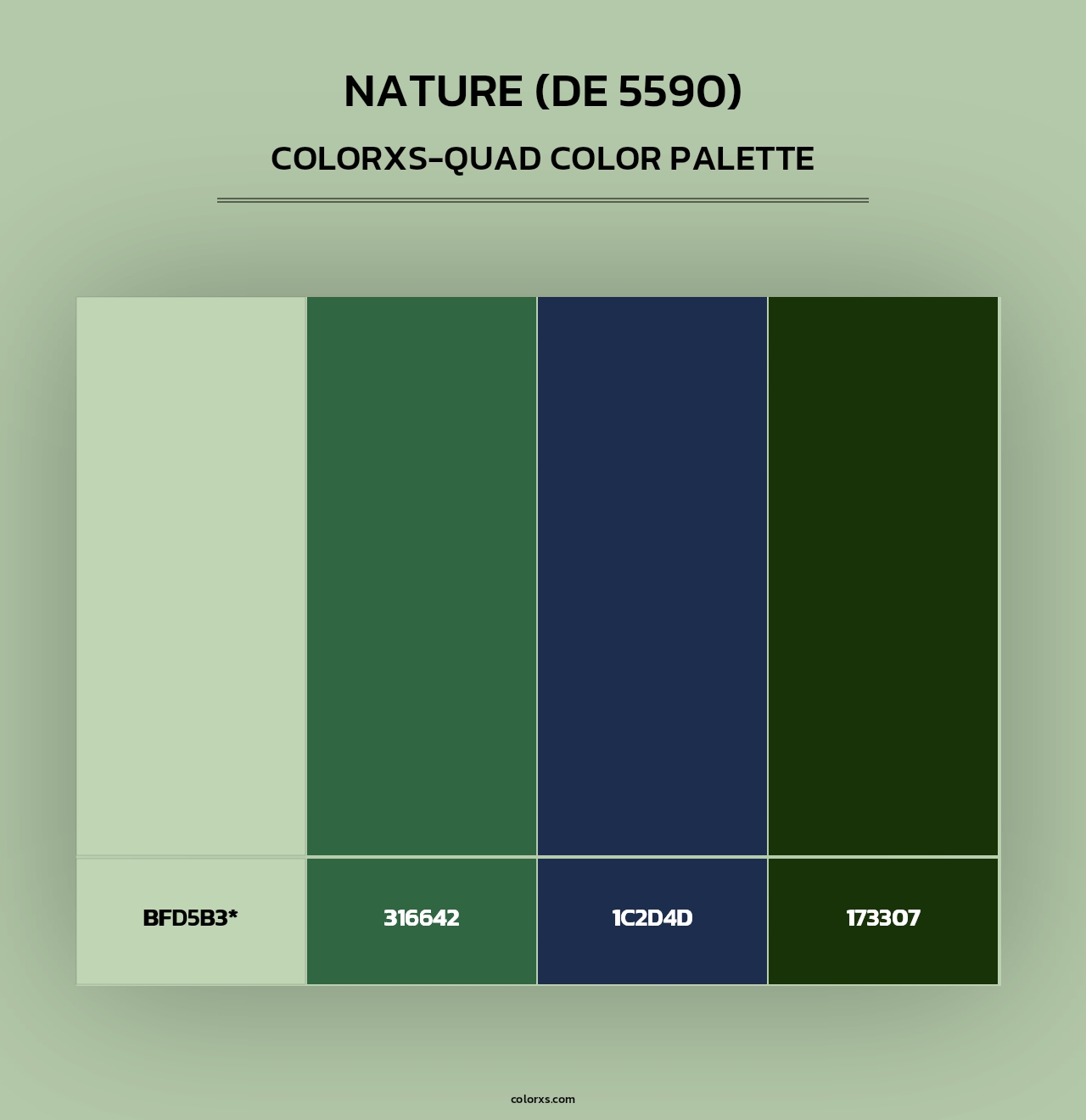 Nature (DE 5590) - Colorxs Quad Palette