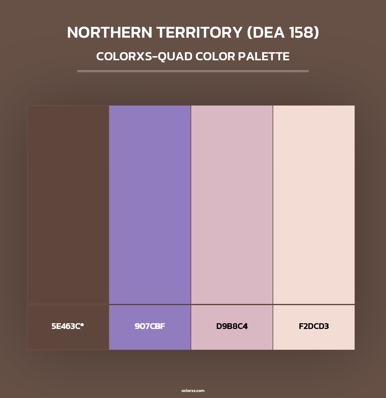 Northern Territory (DEA 158) - Colorxs Quad Palette