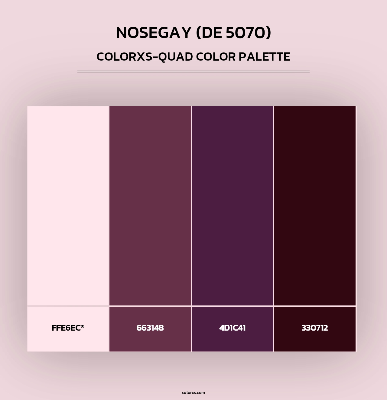 Nosegay (DE 5070) - Colorxs Quad Palette