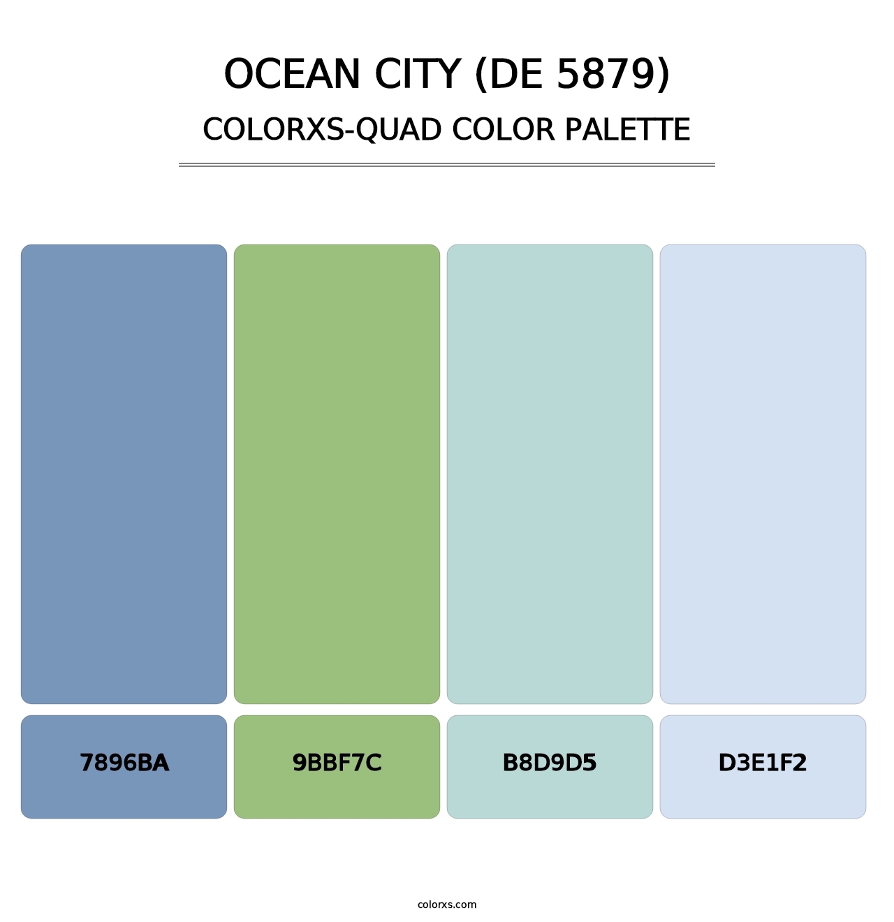 Ocean City (DE 5879) - Colorxs Quad Palette