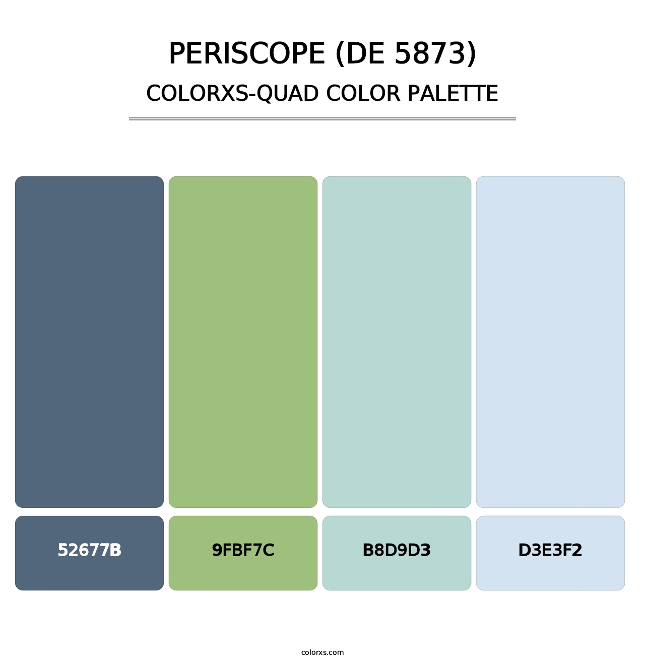 Periscope (DE 5873) - Colorxs Quad Palette