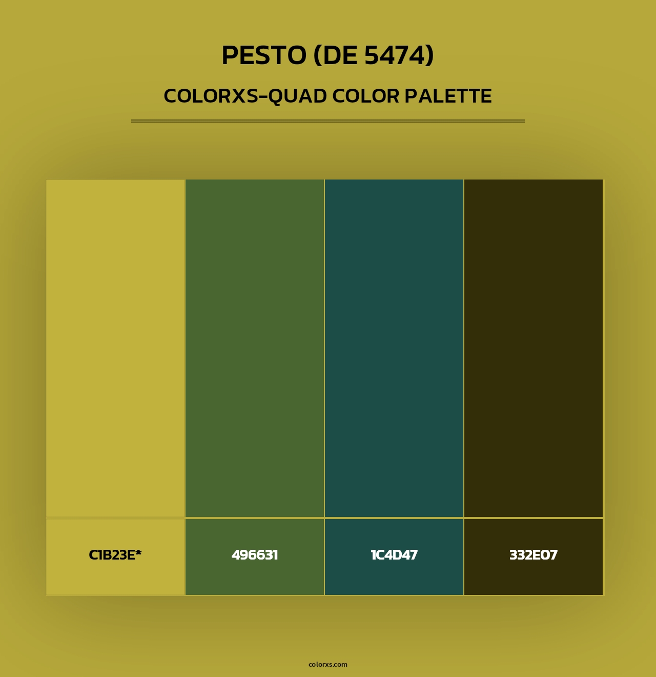 Pesto (DE 5474) - Colorxs Quad Palette