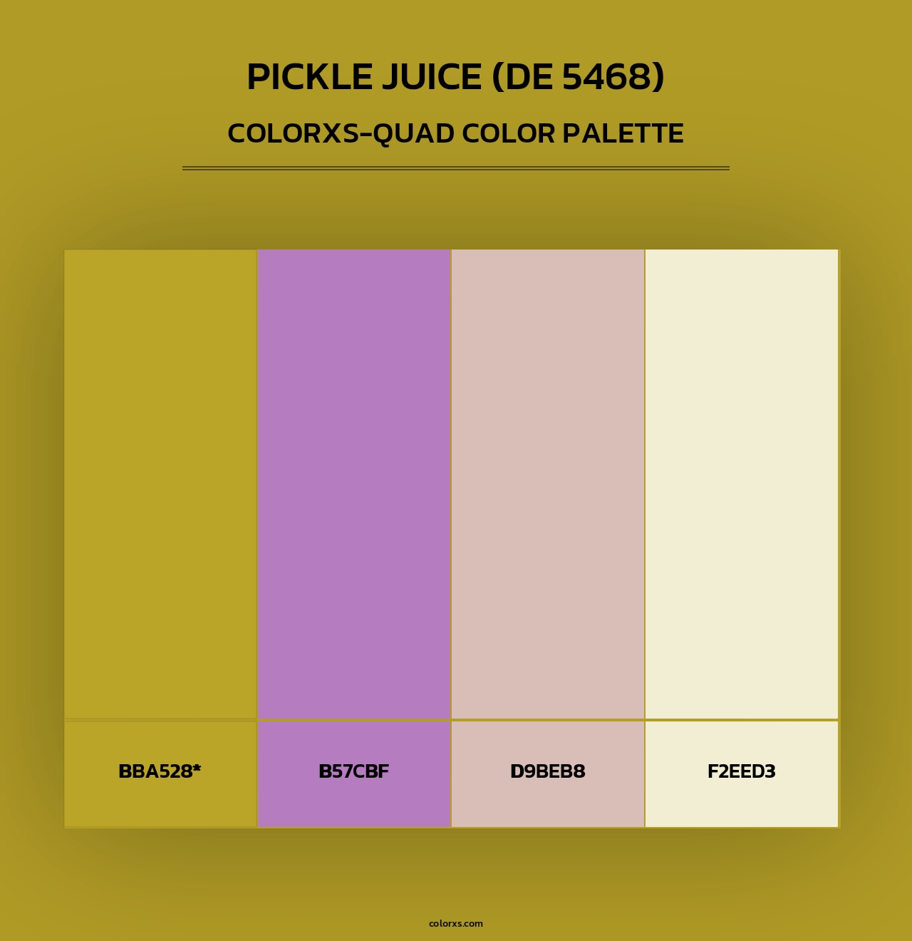 Pickle Juice (DE 5468) - Colorxs Quad Palette