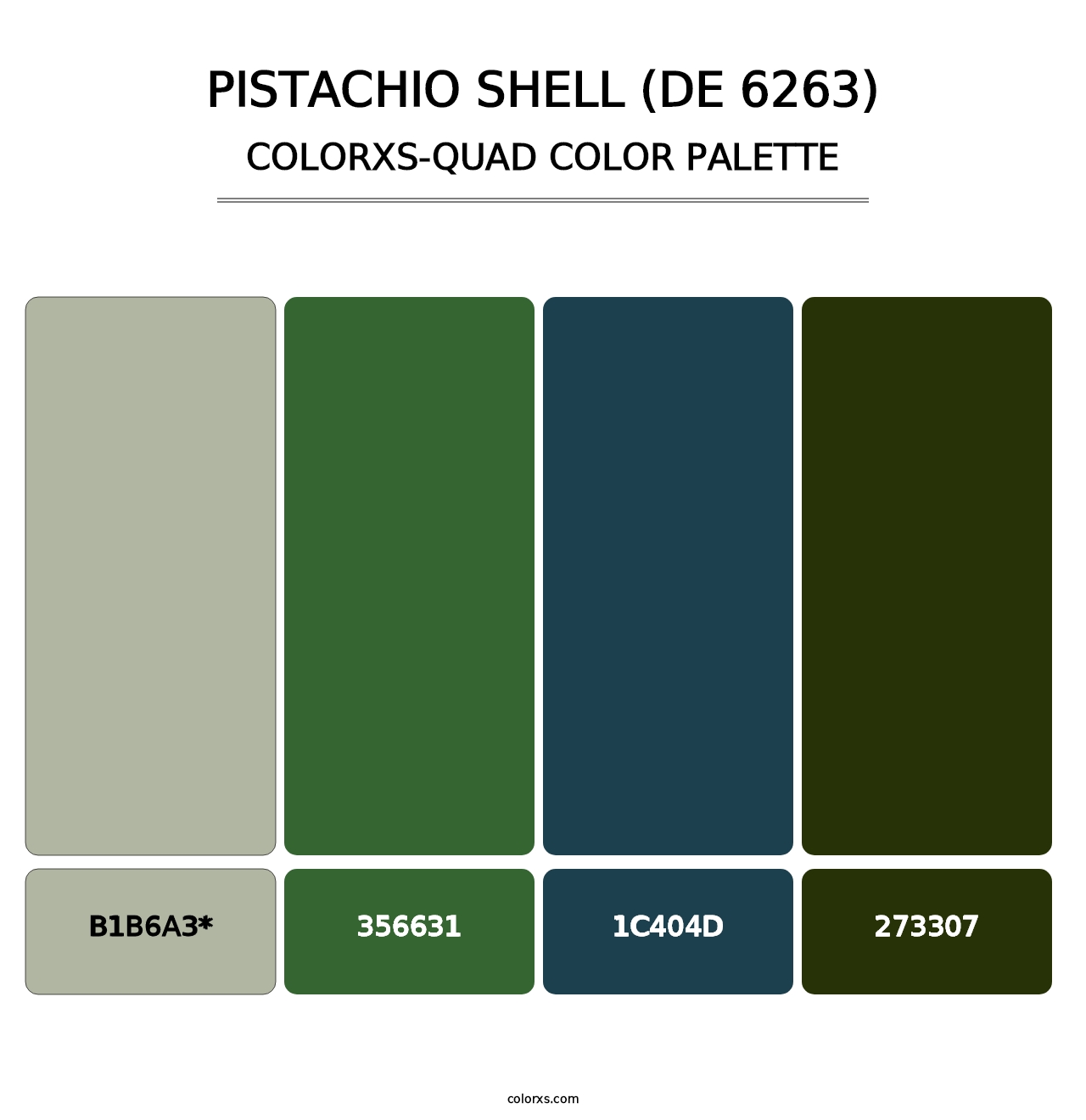 Pistachio Shell (DE 6263) - Colorxs Quad Palette