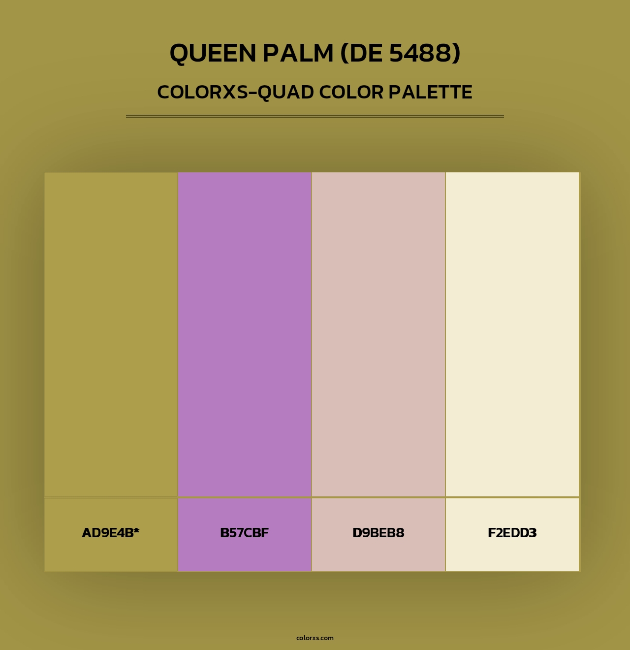 Queen Palm (DE 5488) - Colorxs Quad Palette