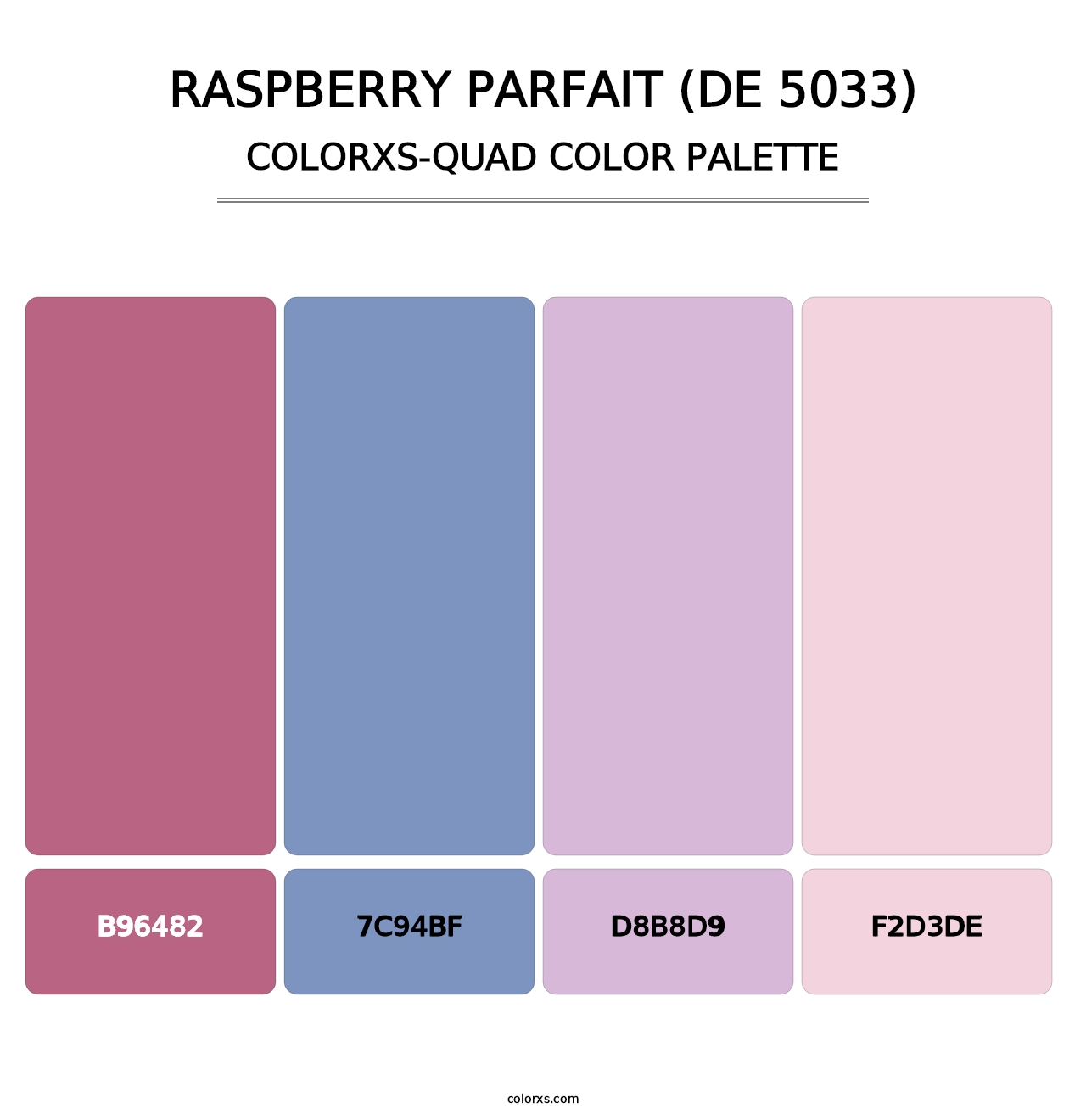 Raspberry Parfait (DE 5033) - Colorxs Quad Palette