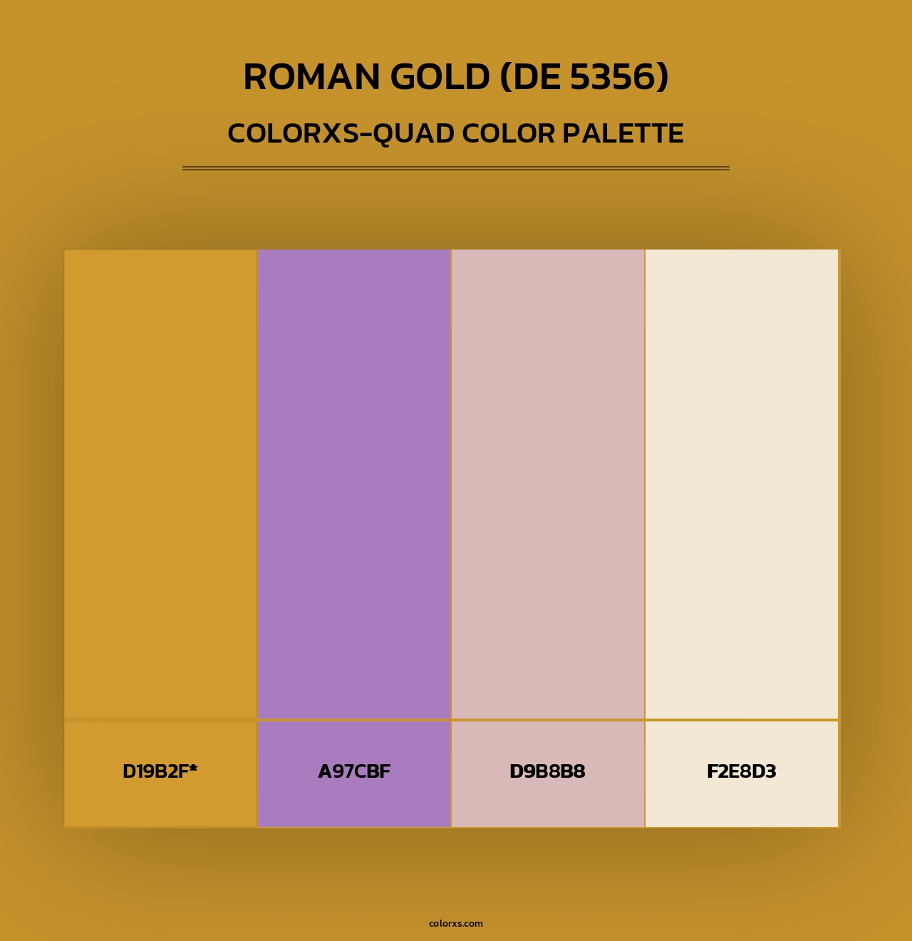 Roman Gold (DE 5356) - Colorxs Quad Palette