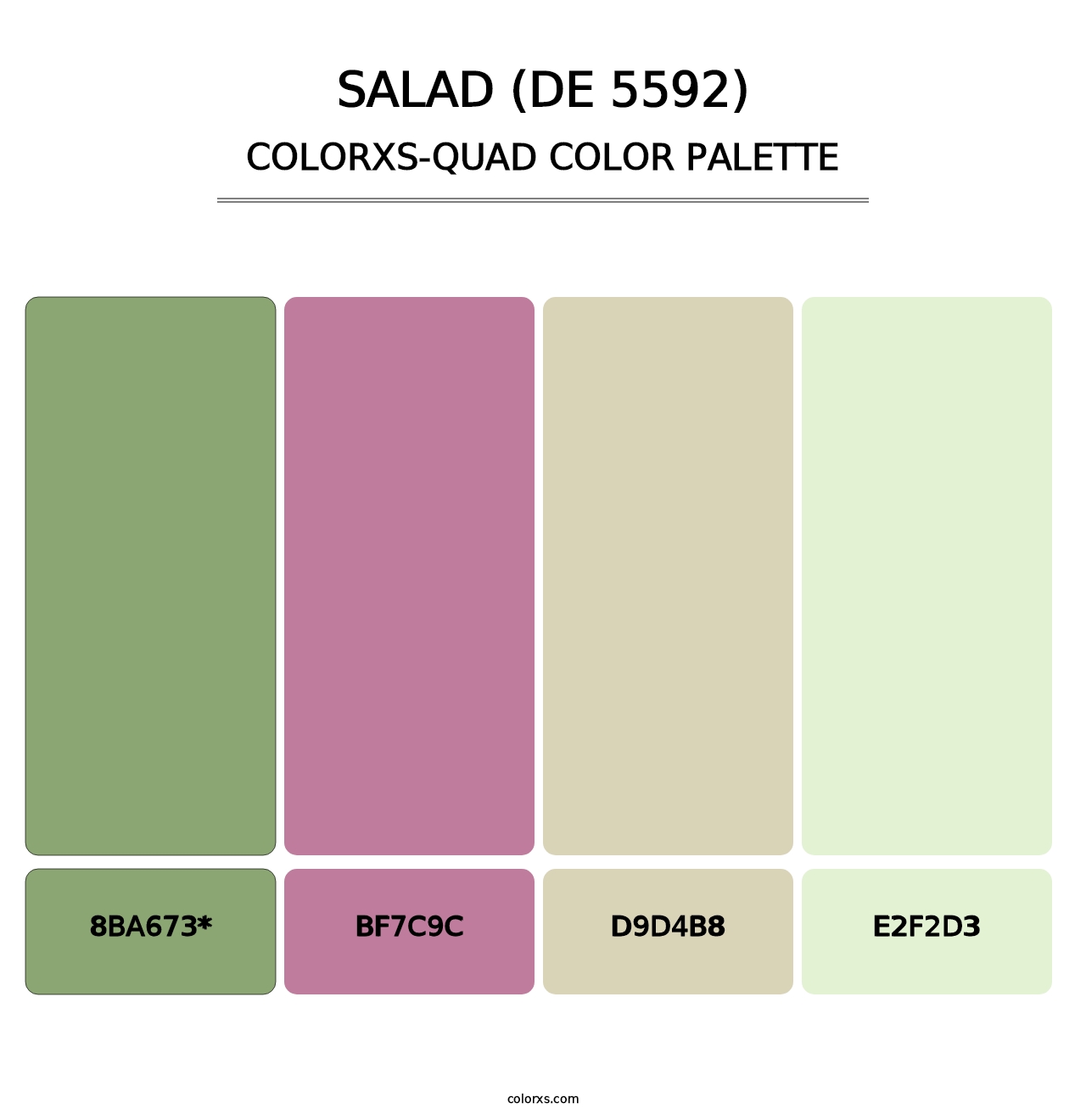 Salad (DE 5592) - Colorxs Quad Palette