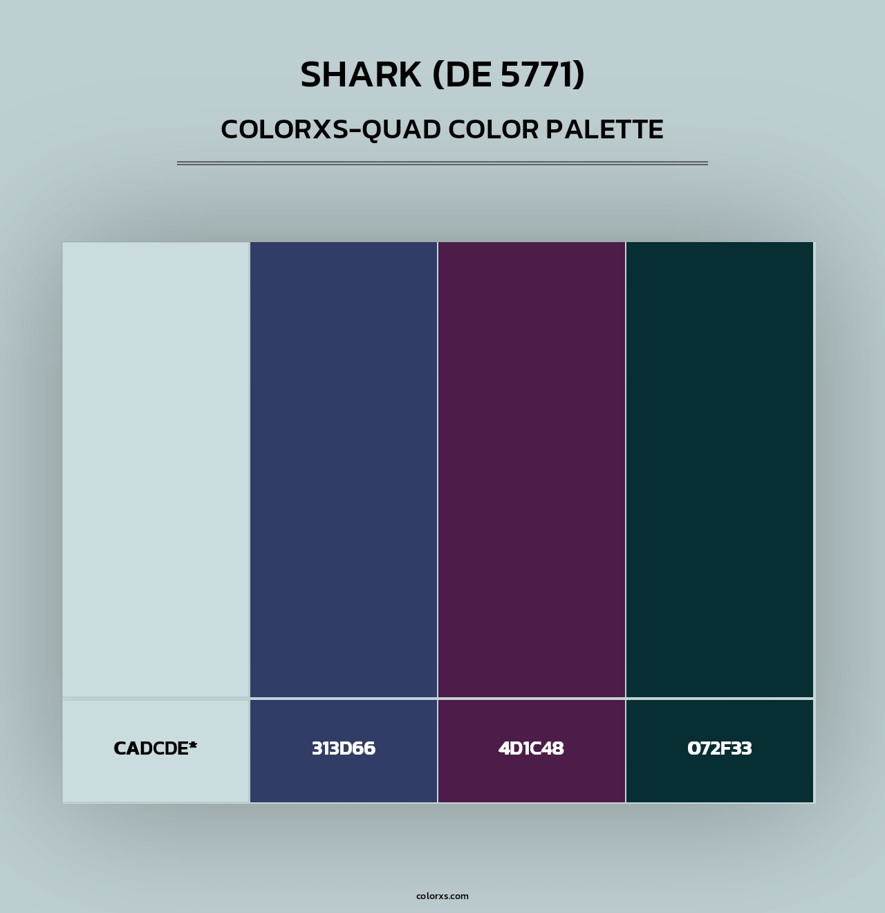Shark (DE 5771) - Colorxs Quad Palette