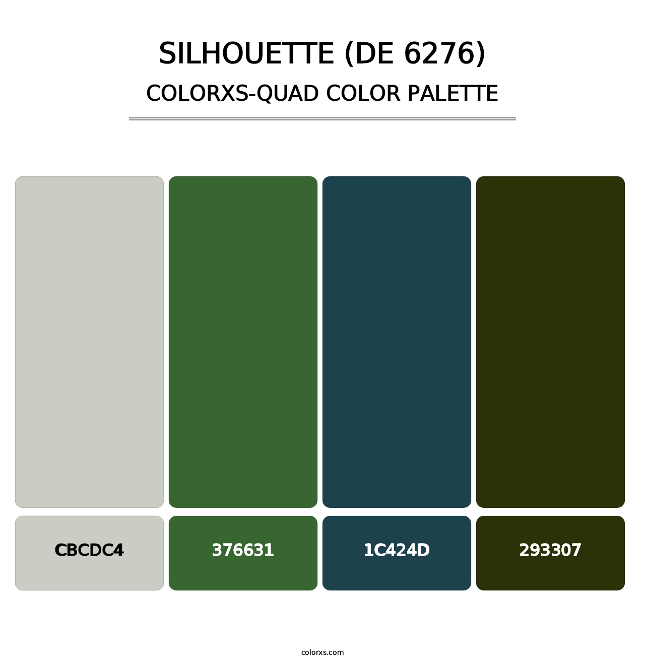 Silhouette (DE 6276) - Colorxs Quad Palette