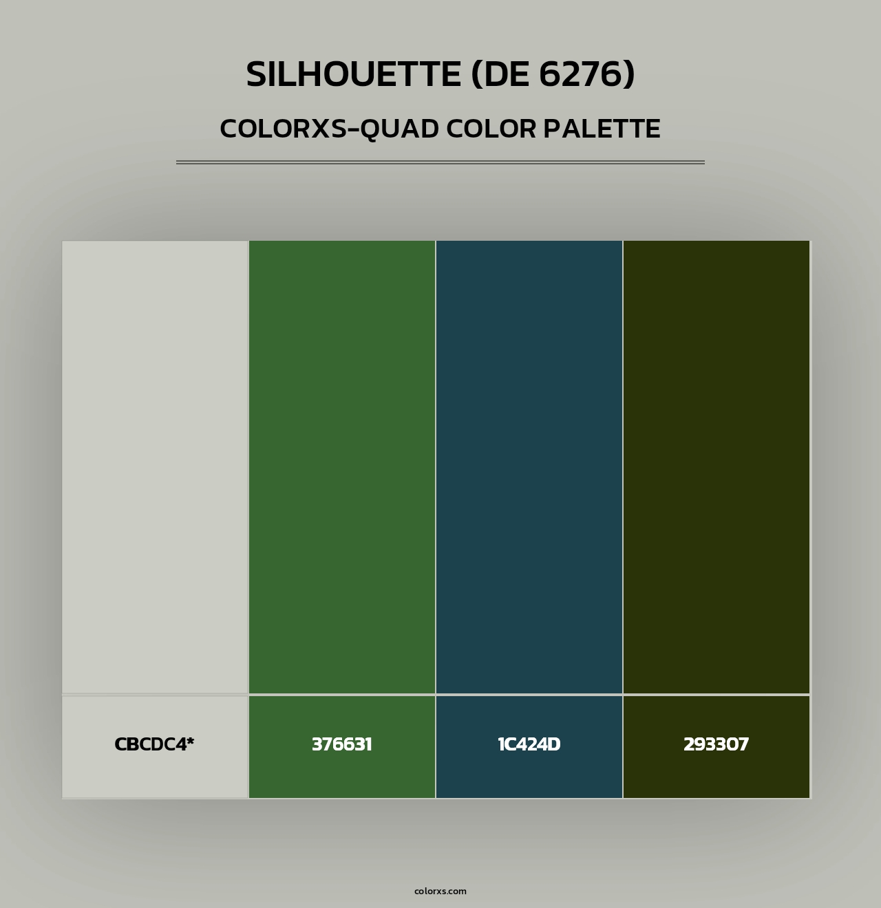 Silhouette (DE 6276) - Colorxs Quad Palette