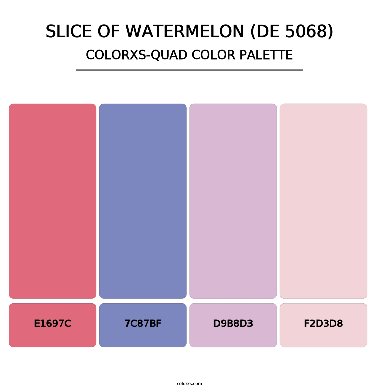 Slice of Watermelon (DE 5068) - Colorxs Quad Palette