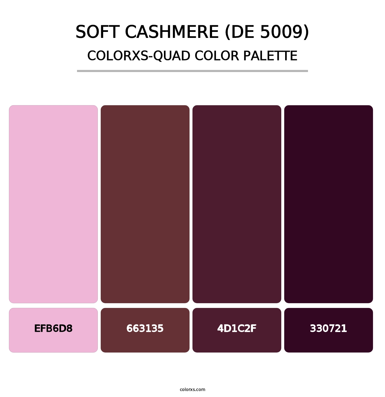 Soft Cashmere (DE 5009) - Colorxs Quad Palette