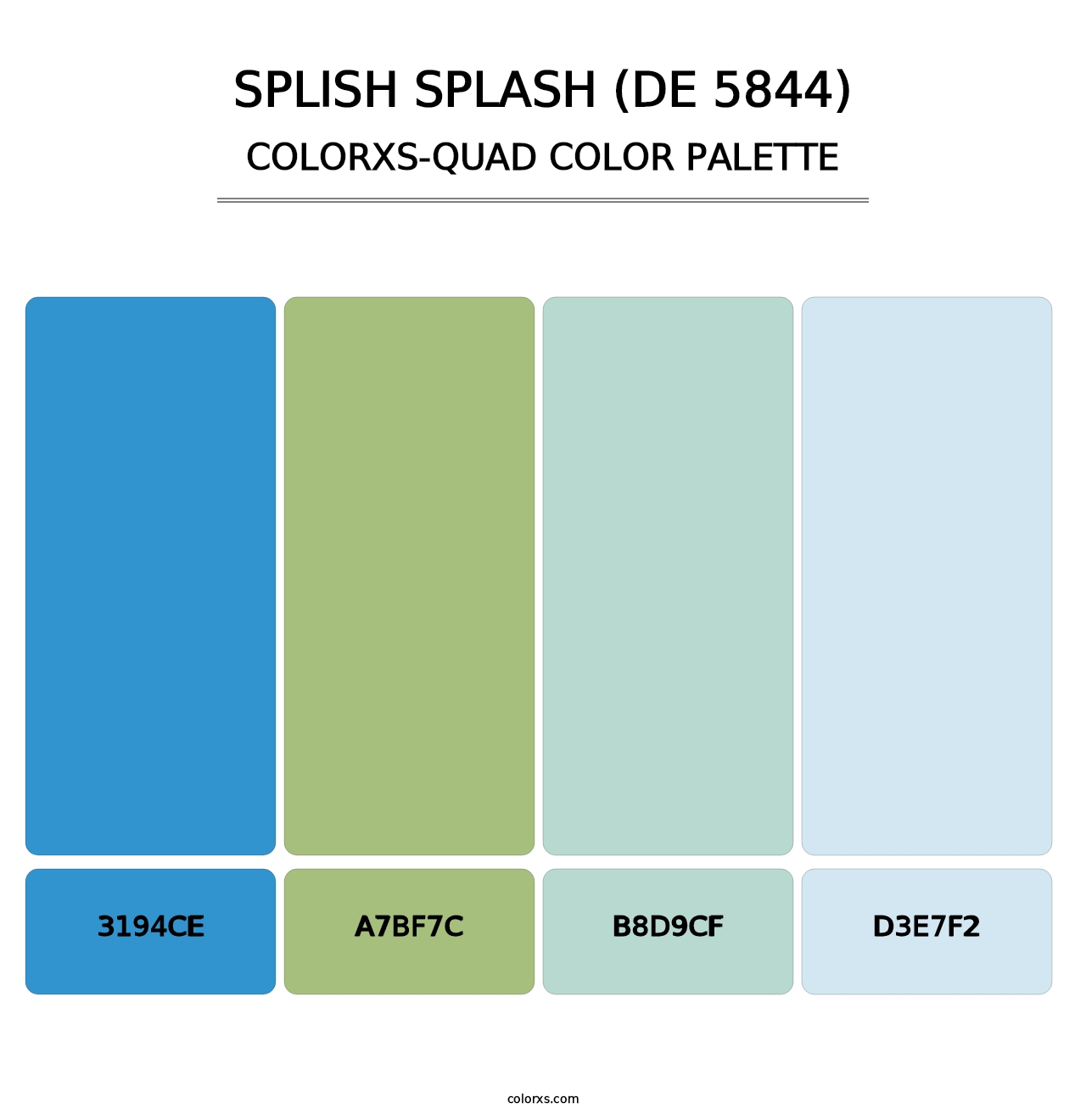 Splish Splash (DE 5844) - Colorxs Quad Palette