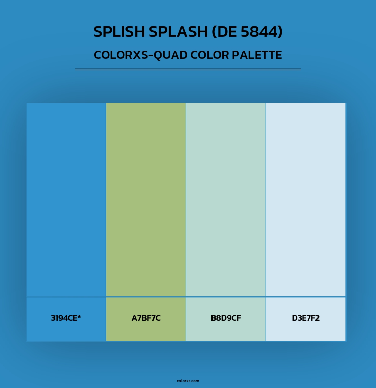Splish Splash (DE 5844) - Colorxs Quad Palette