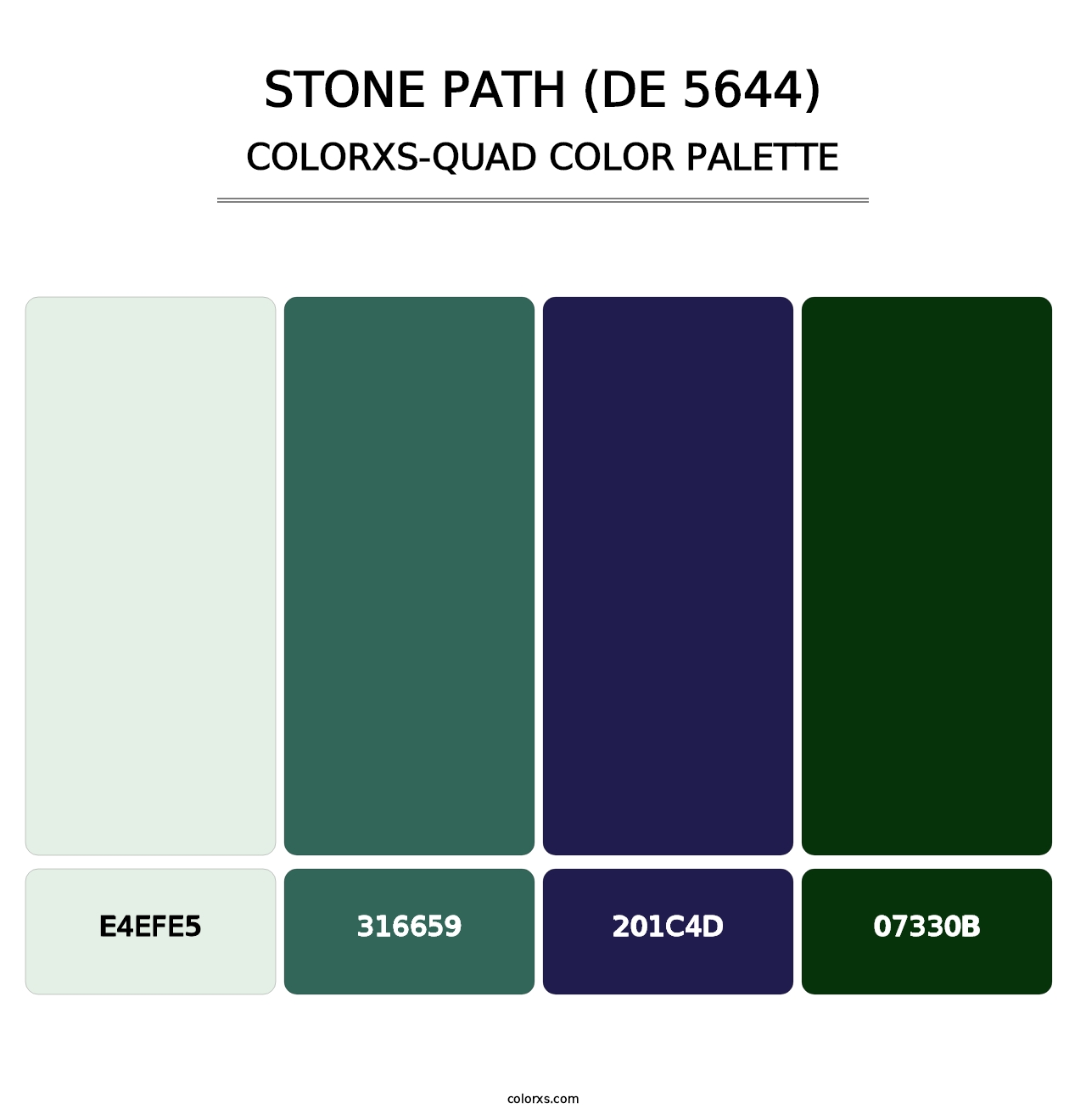 Stone Path (DE 5644) - Colorxs Quad Palette
