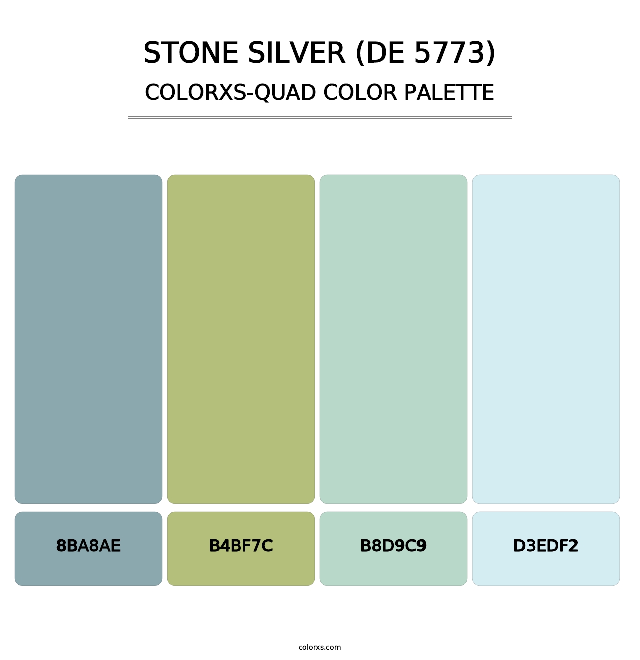 Stone Silver (DE 5773) - Colorxs Quad Palette