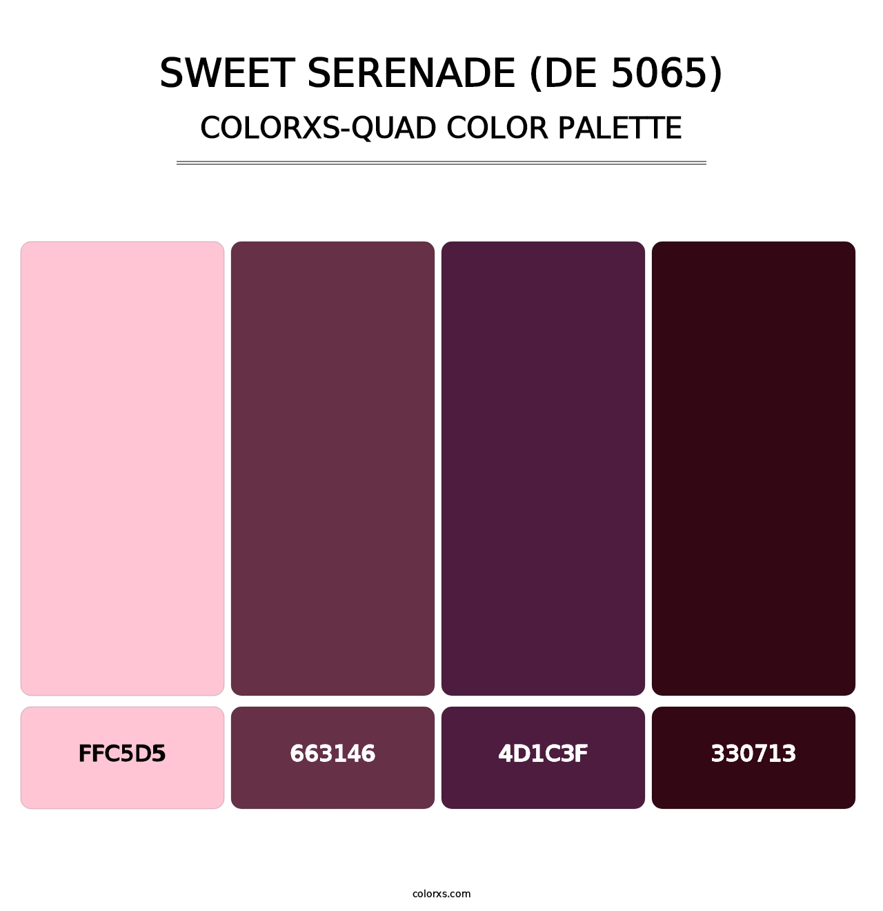 Sweet Serenade (DE 5065) - Colorxs Quad Palette