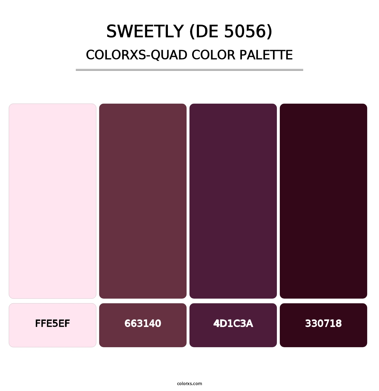 Sweetly (DE 5056) - Colorxs Quad Palette