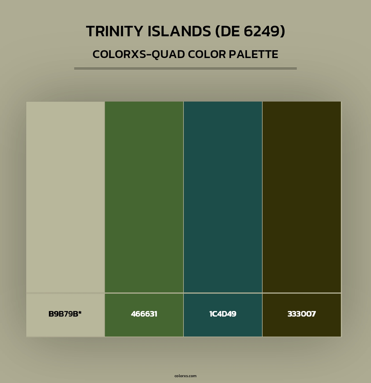 Trinity Islands (DE 6249) - Colorxs Quad Palette