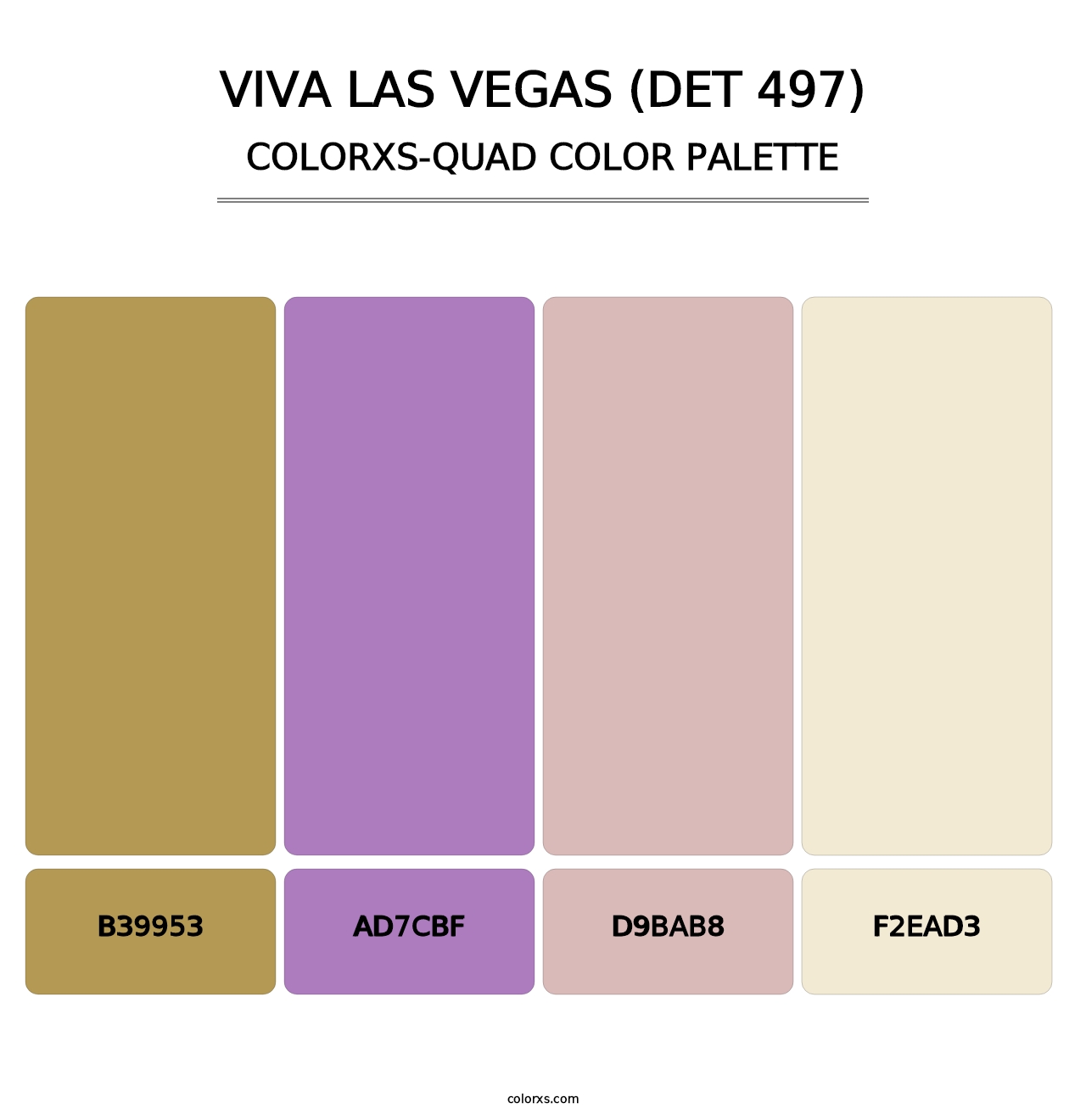 Viva Las Vegas (DET 497) - Colorxs Quad Palette