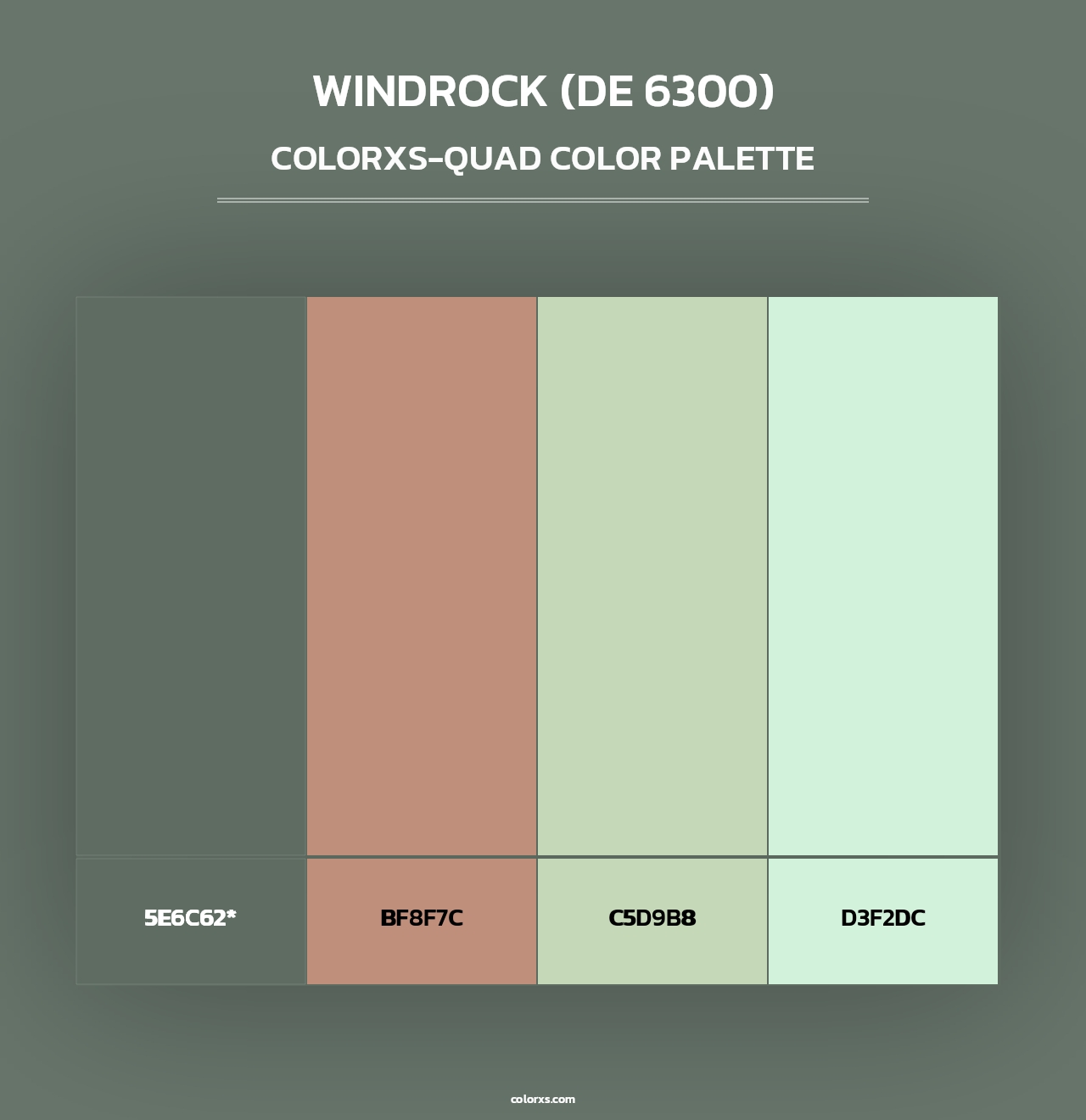 Windrock (DE 6300) - Colorxs Quad Palette