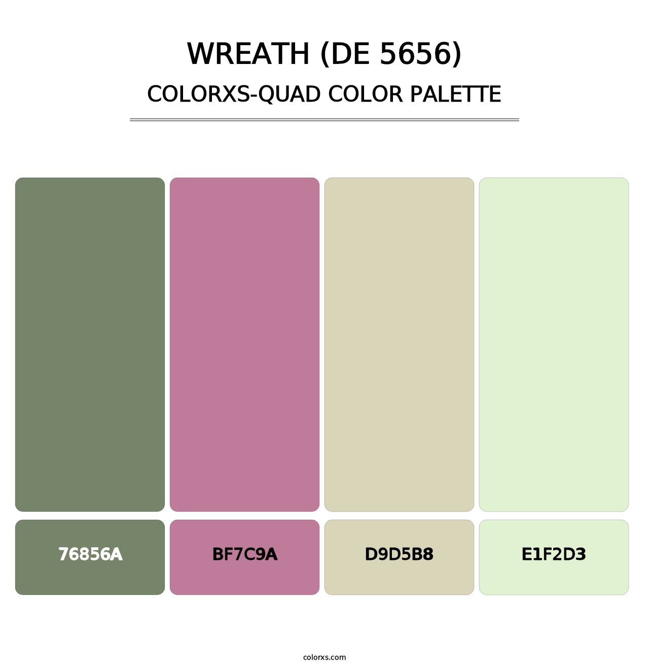 Wreath (DE 5656) - Colorxs Quad Palette