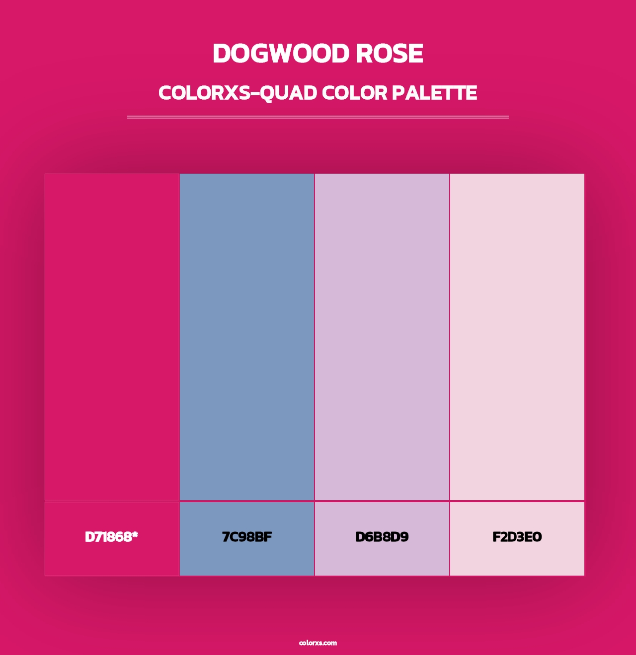 Dogwood Rose - Colorxs Quad Palette