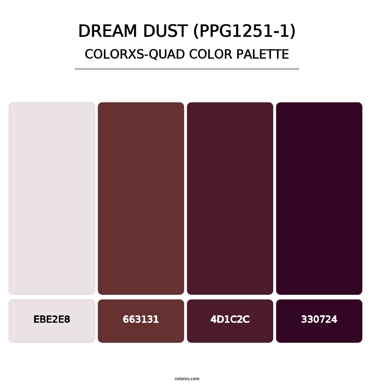 Dream Dust (PPG1251-1) - Colorxs Quad Palette