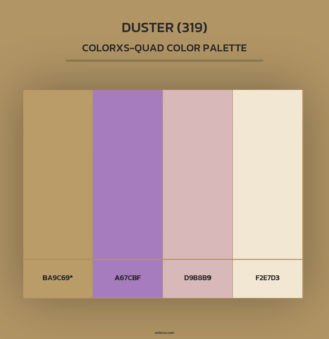 Duster (319) - Colorxs Quad Palette