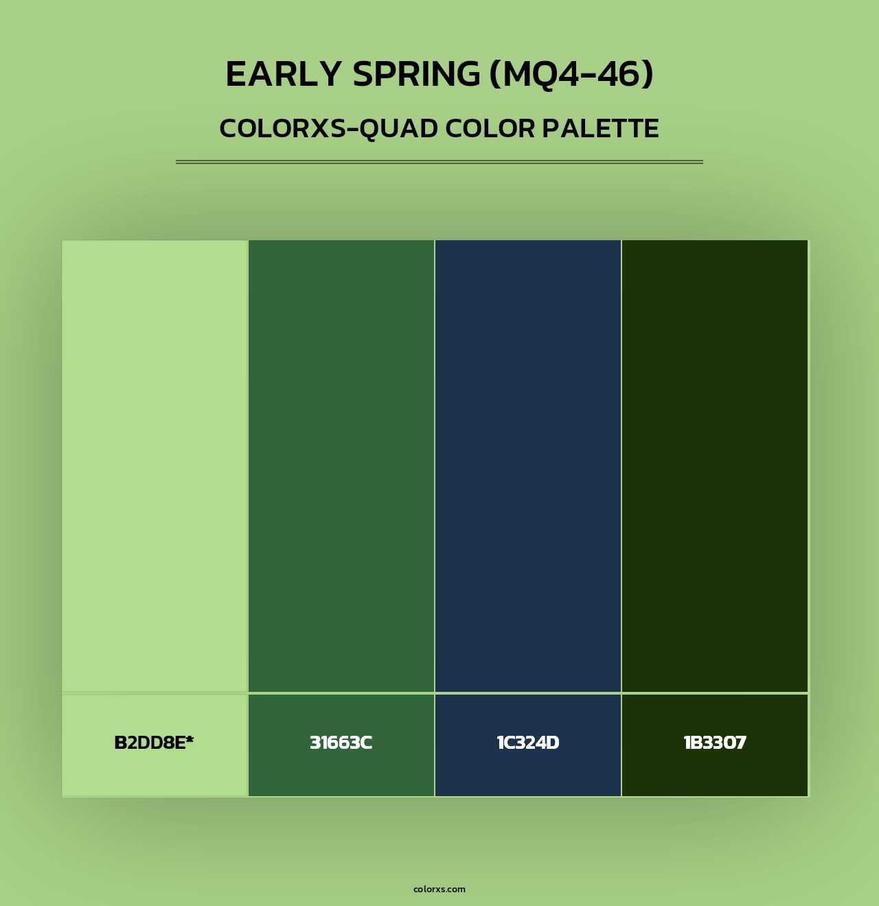 Early Spring (MQ4-46) - Colorxs Quad Palette