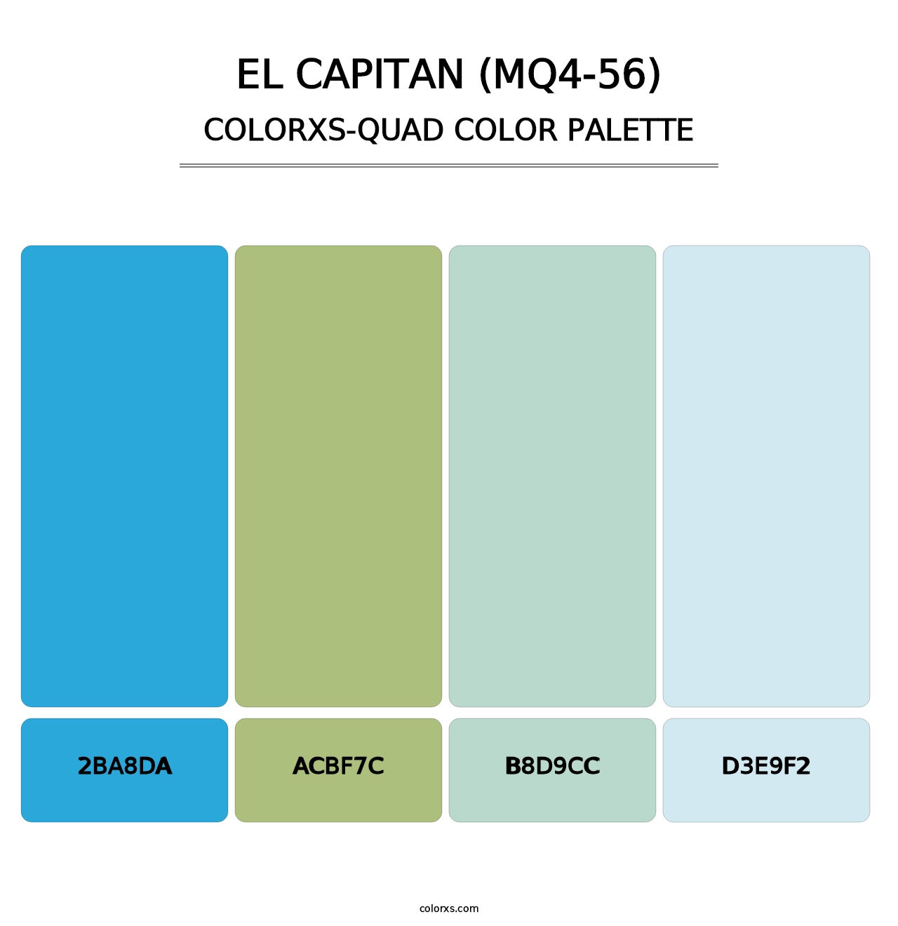 El Capitan (MQ4-56) - Colorxs Quad Palette